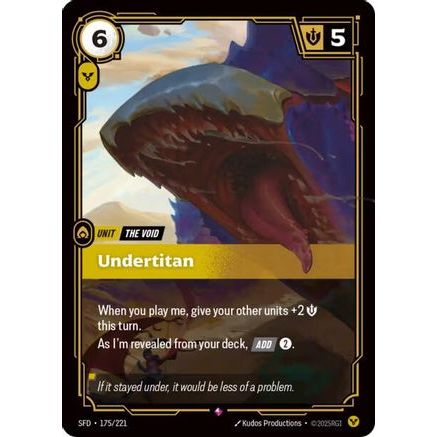 Undertitan (175/221) - Spiritforged Foil