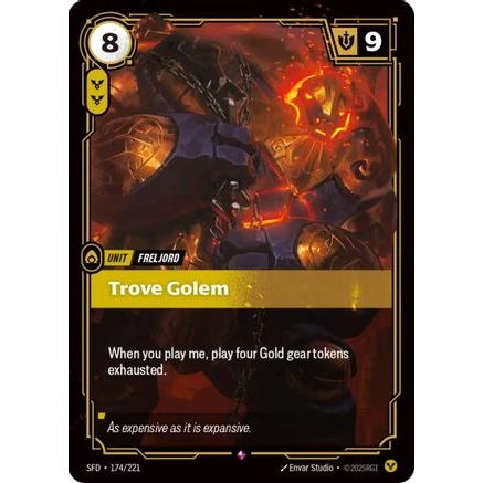Trove Golem (174/221) - Spiritforged Foil