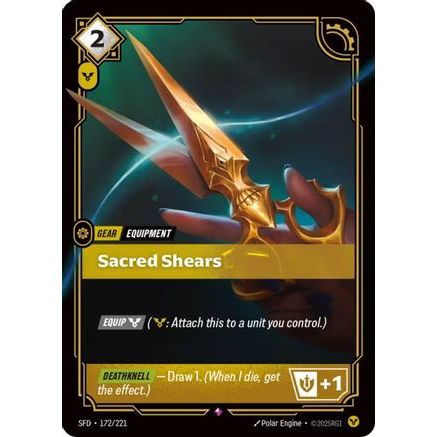 Sacred Shears (172/221) - Spiritforged Foil