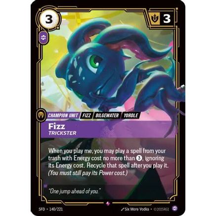 Fizz - Trickster (140/221) - Spiritforged Foil