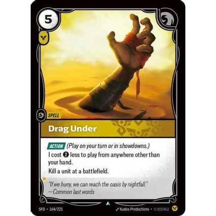 Drag Under (164/221) - Spiritforged Foil