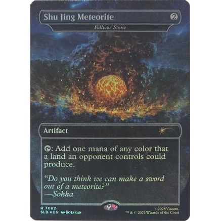 Shu Jing Meteorite - Fellwar Stone (Rainbow Foil) (SLD-7062) - Secret Lair Drop Series Foil
