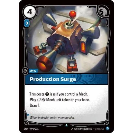 Production Surge (076/221) - Spiritforged Foil