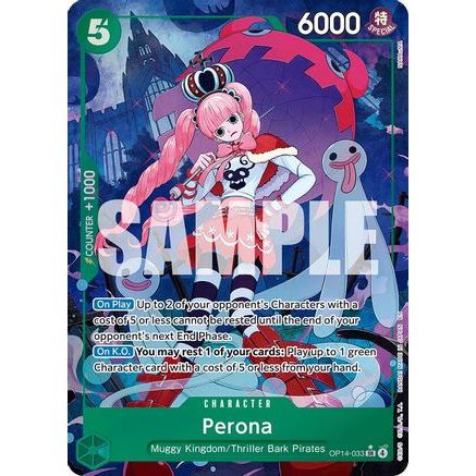 Perona - OP14-033 (Alternate Art) (OP14-033) - The Azure Sea's Seven Foil