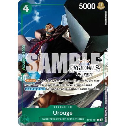 Urouge (Online Regional Participation Pack 2025 Vol.1) (OP07-021) - One Piece Promotion Cards Foil