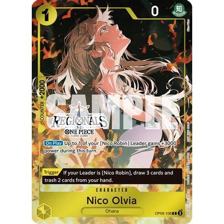 Nico Olvia (Online Regional Participation Pack 2025 Vol.1) (OP09-106) - One Piece Promotion Cards Foil