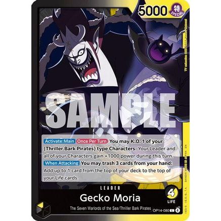 Gecko Moria - OP14-080 (OP14-080) - The Azure Sea's Seven