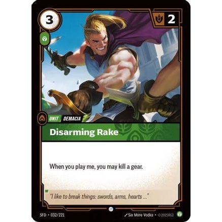 Disarming Rake (032/221) - Spiritforged Foil
