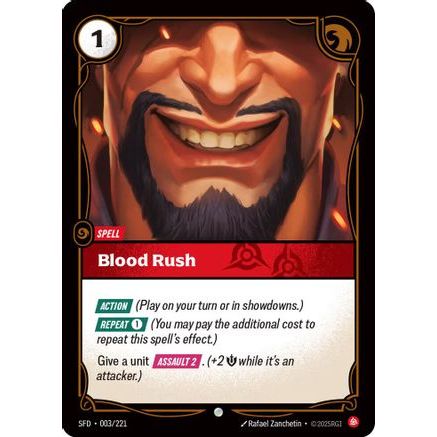 Blood Rush (003/221) - Spiritforged Foil
