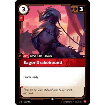 Eager Drakehound (006/221) - Spiritforged