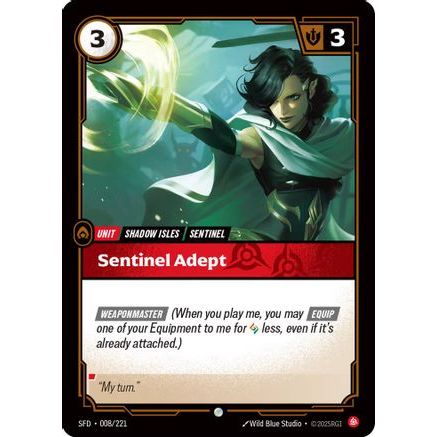 Sentinel Adept (008/221) - Spiritforged Foil