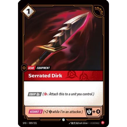 Serrated Dirk (009/221) - Spiritforged Foil