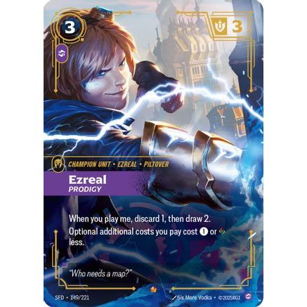 Ezreal - Prodigy (149/221) - Spiritforged Foil