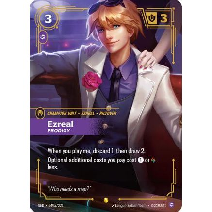 Ezreal - Prodigy (Alternate Art) (149a/221) - Spiritforged Foil