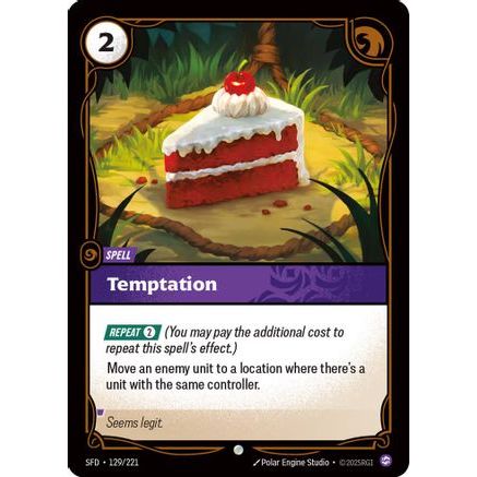 Temptation (129/221) - Spiritforged Foil