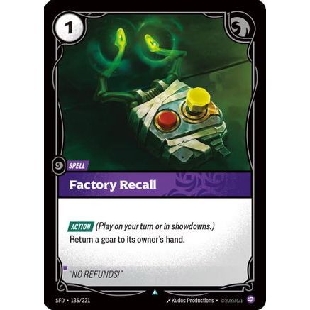 Factory Recall (135/221) - Spiritforged Foil