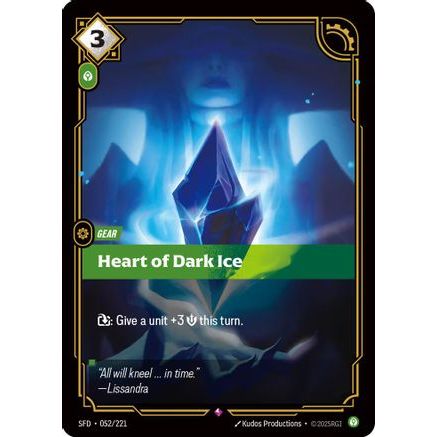 Heart of Dark Ice (052/221) - Spiritforged Foil