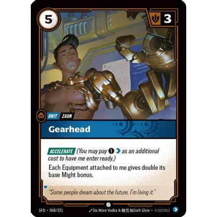 Gearhead (068/221) - Spiritforged Foil