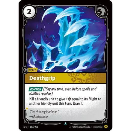 Deathgrip (163/221) - Spiritforged Foil