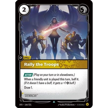 Rally the Troops (166/221) - Spiritforged Foil