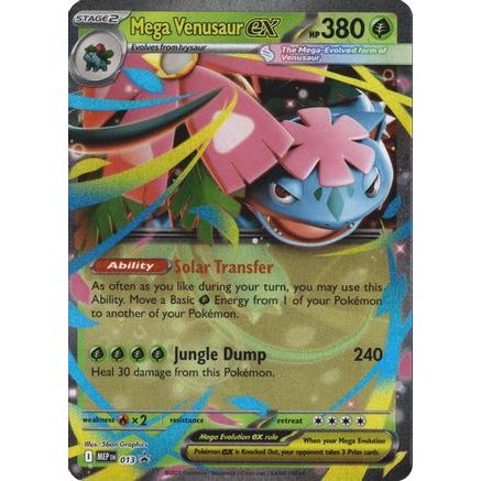 Mega Venusaur ex - 013 13 - ME Mega Evolution Promo Holofoil