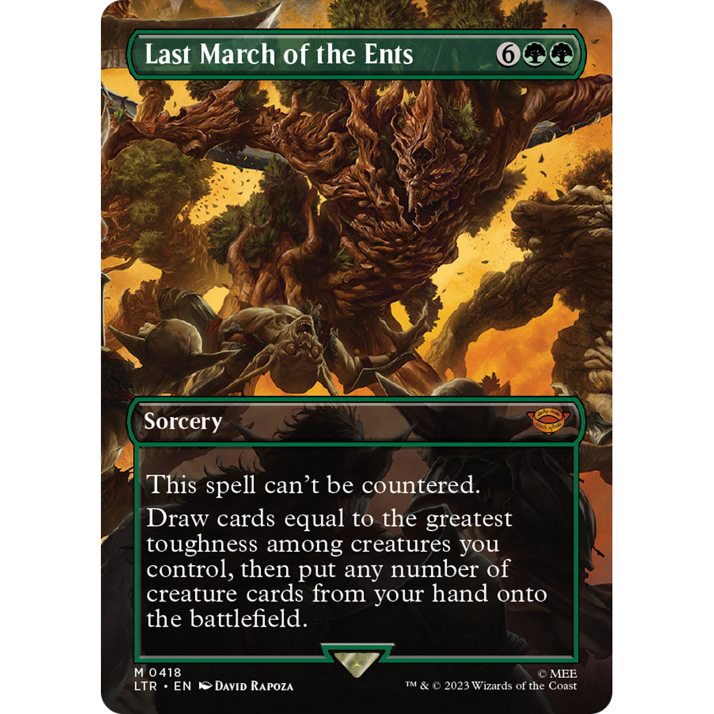 Last March of the Ents (LTR-418) - The Lord of the Rings: Tales of Middle-earth (Borderless)