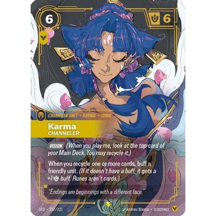 Karma - Channeler (Overnumbered) (237/221) - Spiritforged Foil