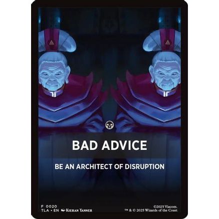 Bad Advice Theme Card (TLA-020) - Avatar: The Last Airbender