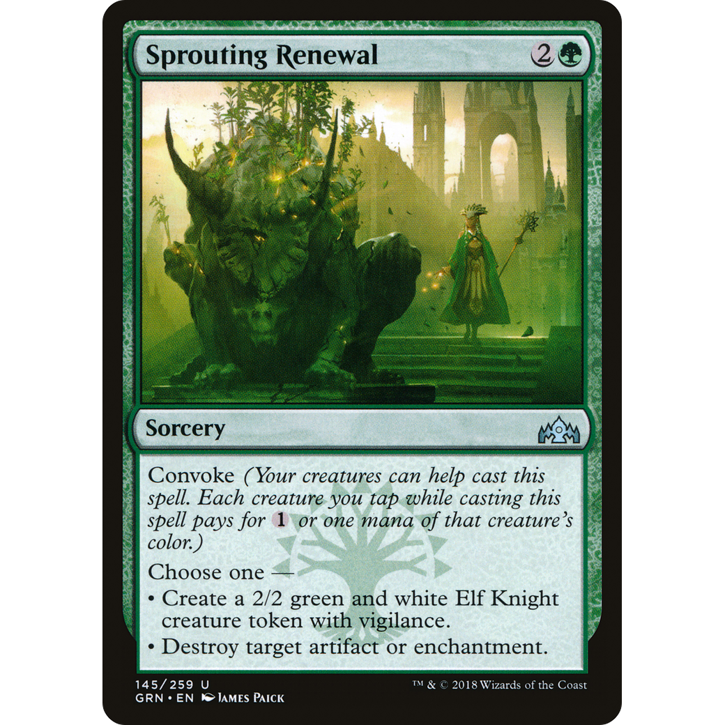 Sprouting Renewal (GRN-145) - Guilds of Ravnica