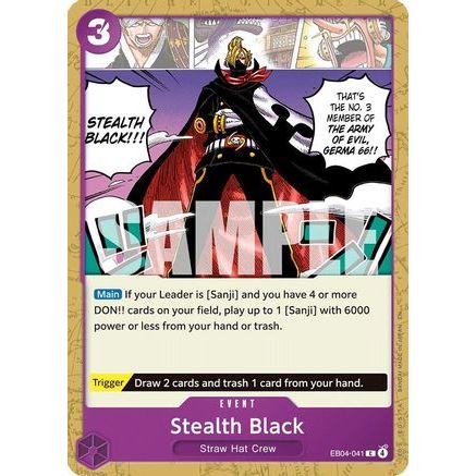Stealth Black (EB04-041) - The Azure Sea's Seven