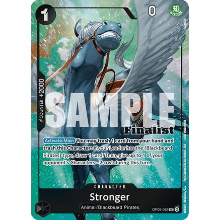 Stronger (CS 25-26 Finalist Card Set 2) (OP09-089) - One Piece Promotion Cards Foil