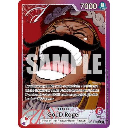 Gol.D.Roger (Jumbo) (OP13-003) - One Piece Promotion Cards