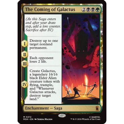 The Coming of Galactus (MSH-212) - Marvel Super Heroes Foil