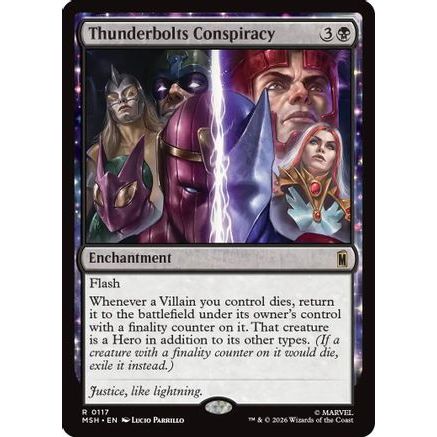 Thunderbolts Conspiracy (MSH-117) - Marvel Super Heroes Foil