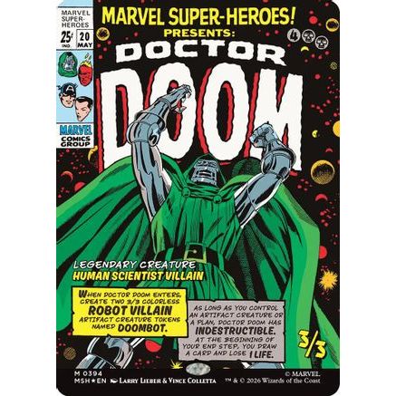 Doctor Doom (Borderless) (MSH-394) - Marvel Super Heroes Foil