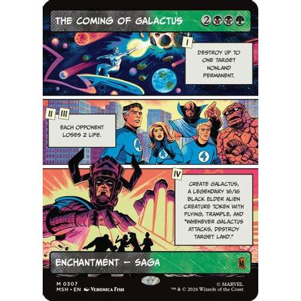 The Coming of Galactus (Borderless) (MSH-307) - Marvel Super Heroes