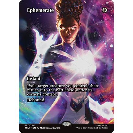 Ephemerate (Borderless) (MAR-044) - Marvel Universe Eternal-Legal Foil