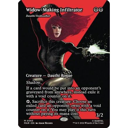 Widow-Making Infiltrator - Dauthi Voidwalker (Borderless) (MAR-063) - Marvel Universe Eternal-Legal
