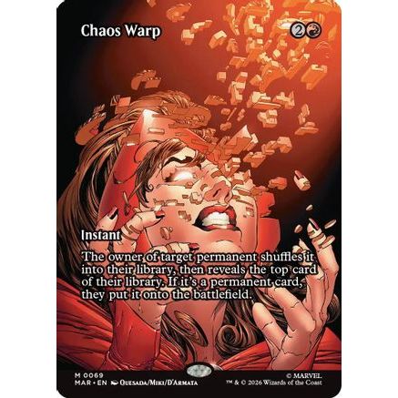 Chaos Warp (Borderless) (MAR-069) - Marvel Universe Eternal-Legal Foil