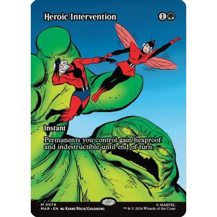 Heroic Intervention (0079) (Borderless) (MAR-079) - Marvel Universe Eternal-Legal Foil