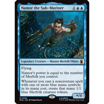 Namor the Sub-Mariner (MSH-069) - Marvel Super Heroes
