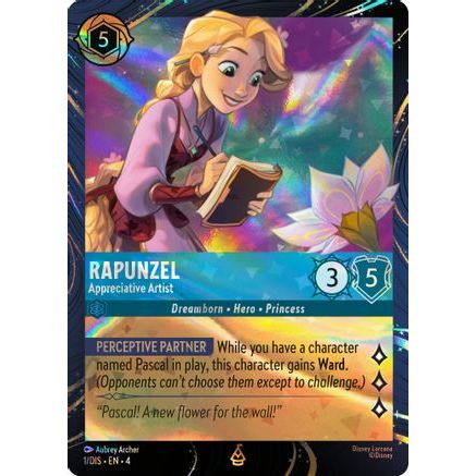Rapunzel - Appreciative Artist (1) - Disney Lorcana Promo Cards Holofoil