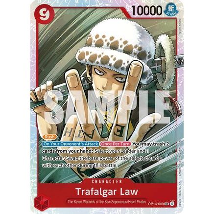 Trafalgar Law - OP14-009 (OP14-009) - The Azure Sea's Seven Foil