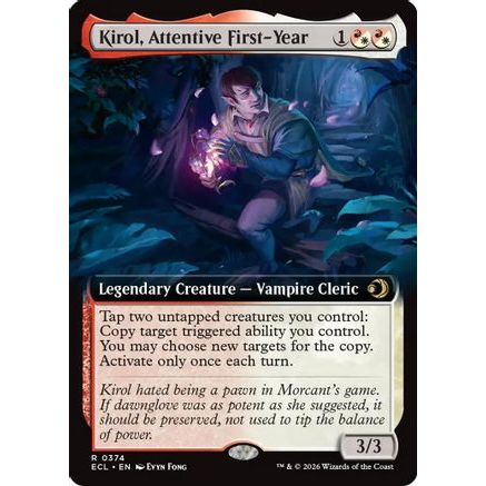 Kirol, Attentive First-Year (Extended Art) (ECL-374) - Lorwyn Eclipsed