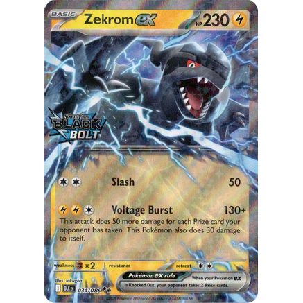 Zekrom ex (Black Bolt Stamped) 34 - Miscellaneous Cards & Products Holofoil