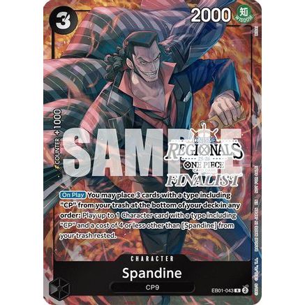 Spandine (Online Regional Finalist Card Set 2025 Vol.1) (EB01-043) - One Piece Promotion Cards Foil
