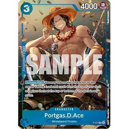 Portgas.D.Ace (Tin Pack Set Vol. 2) (P-074) - One Piece Promotion Cards Foil