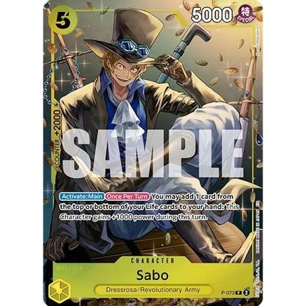 Sabo (Tin Pack Set Vol. 2) (P-073) - One Piece Promotion Cards Foil