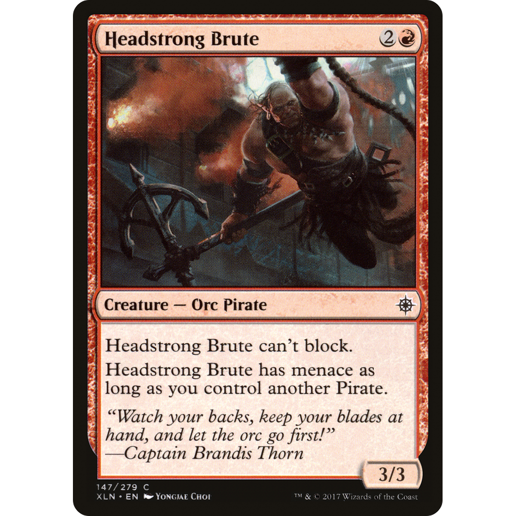 Headstrong Brute (XLN-147) - Ixalan Foil
