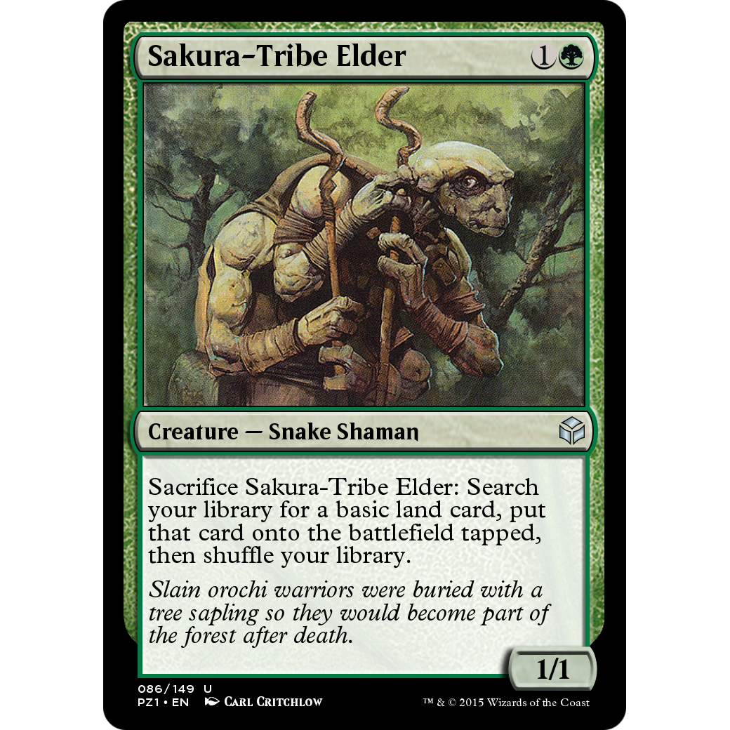 Sakura-Tribe Elder (PZ1-086) - Legendary Cube Prize Pack